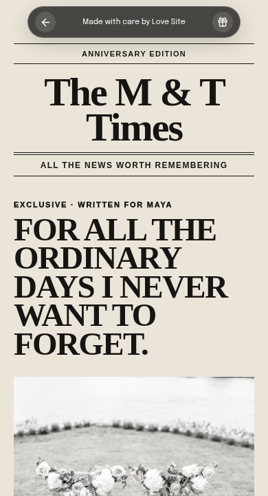 The Us Times template story screen